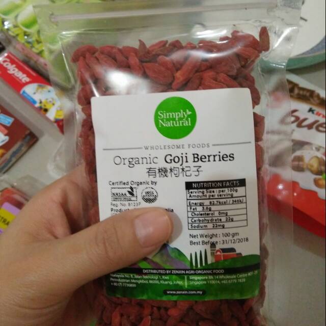 

Organic goji berries