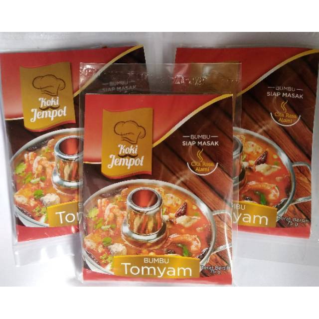 Bumbu Tomyum NON MSG Instant Koki Jempol 65g - Halal