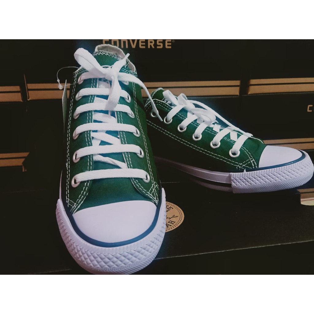 Sepatu Allstar Clasic low Hijau Army Low sepatu pria/ wanita