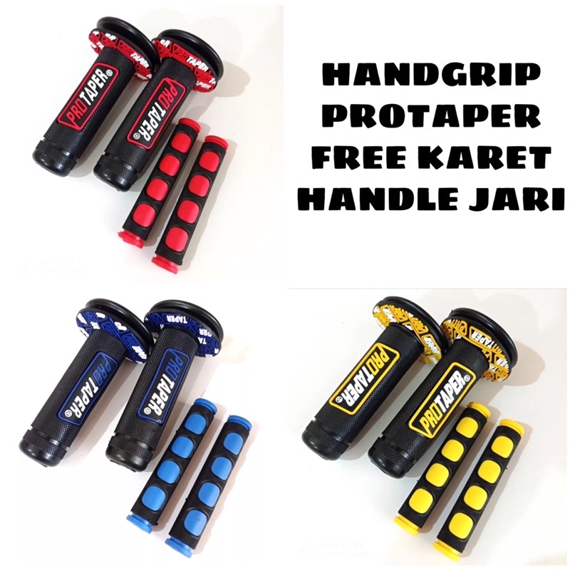 PAKET HANDGRIP GRIP PROTAPER + KARET HANDLE REM UNIVERSAL#3Warna