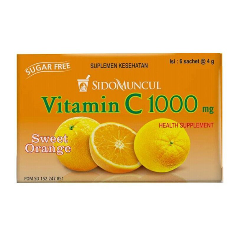 VITAMIN C 1000MG SIDOMUNCUL - RASA JERUK MANIS