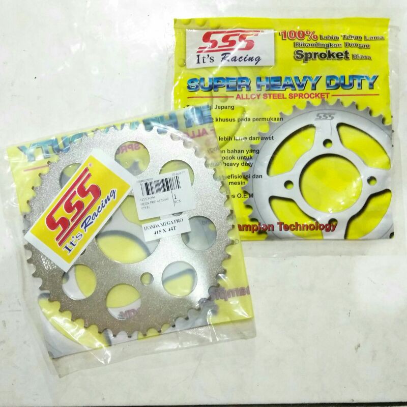 Gear SSS Belakang untuk motor Suzuki Smash, Shogun 110, Shogun 125, Titan