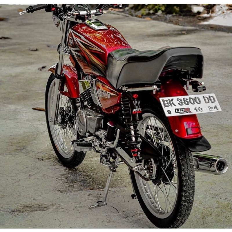 STRIPING STICKER RX KING 2005 MERAH STRIPING RX KING 2005 BODY MERAH STANDAR ORI