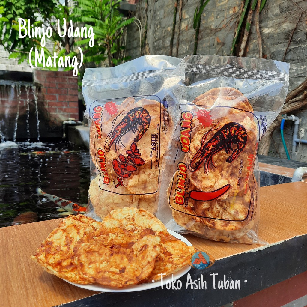

Blinjo Udang (Matang) 200gr Toko Asih - Emping Blinjo / Melinjo / Mlinjo / Belinjo
