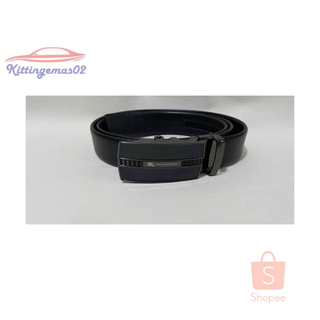 IKAT PINGGANG PRIA GESPER SABUK KTG2I1438 KULIT COWO MERK BURBERRY