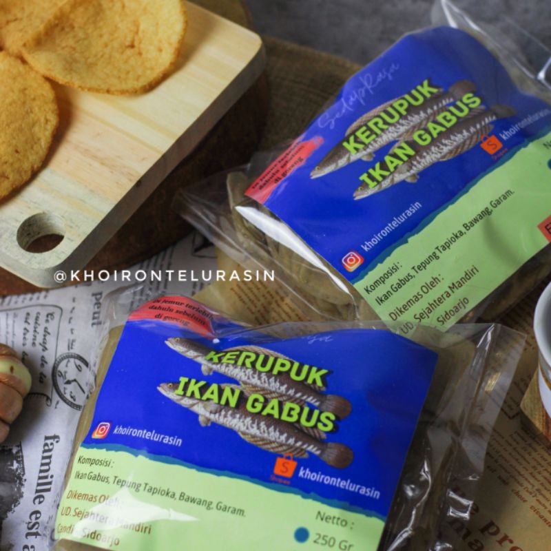 

KERUPUK IKAN GABUS/KUTHUK 500gr