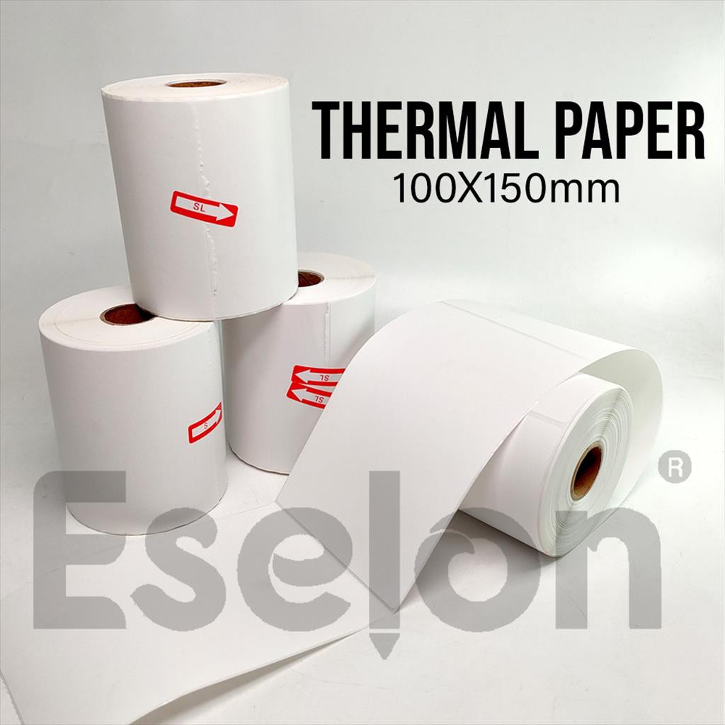 

KERTAS THERMAL 100X150 250PCS / LABEL STICKER BARCODE