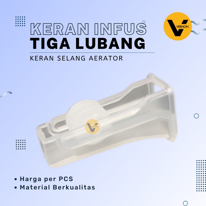 Kran Infus Pengatur Selang Udara Keran Infus Aerator Aquarium