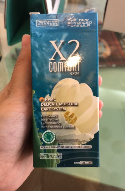 X2 Comfort 60ml Solution air softlens