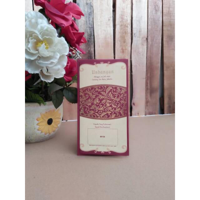 100 set Undangan Nikah Erba- HC 88136