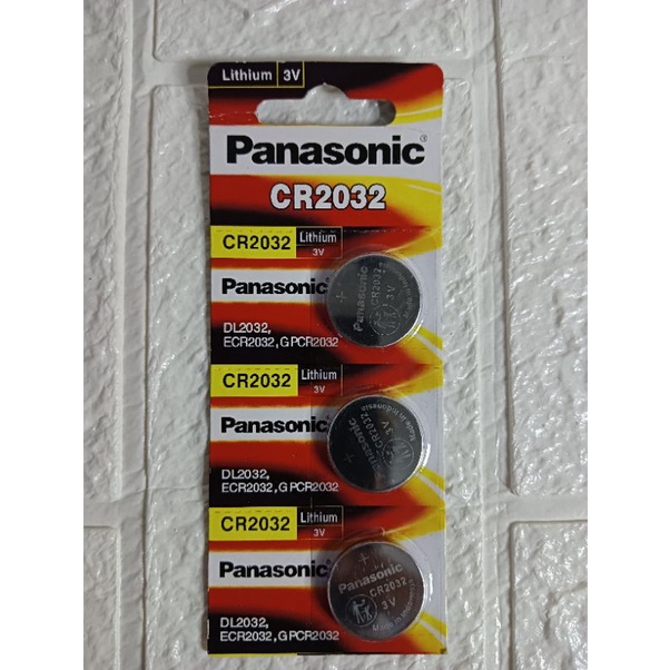 Jual BATERAI PANASONIC CR 2032 3V LITHIUM BATERAI | Shopee Indonesia