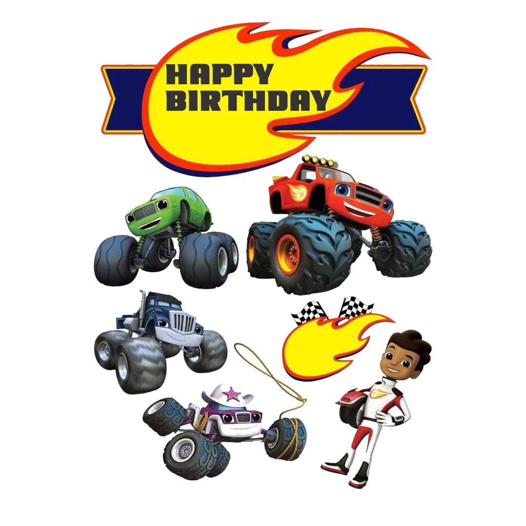 

TOPPER CAKE CUSTOM TOPPER ULANG TAHUN TOPPER ULTAH / HIASAN KUE BLAZE