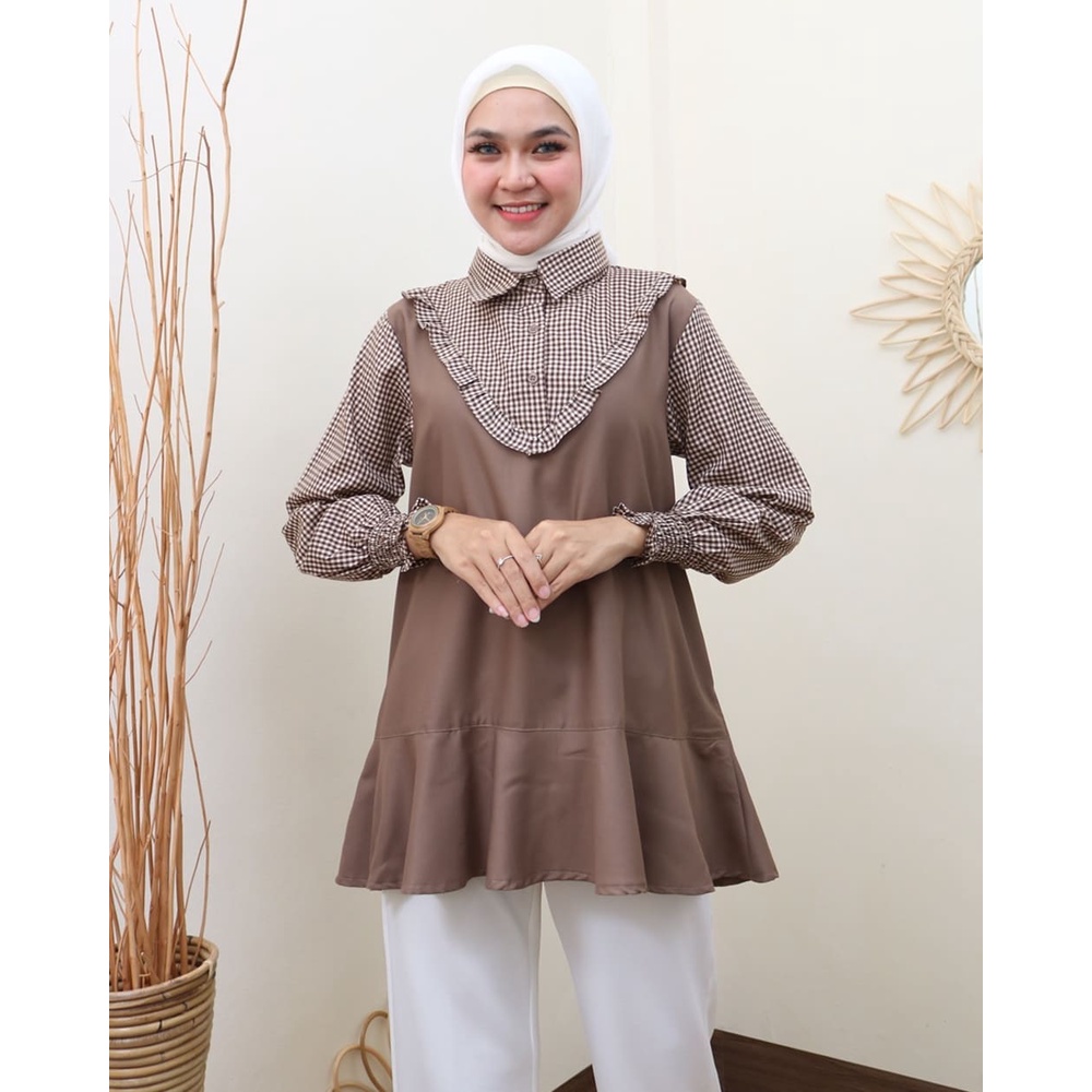 ALFAZZA STORE - YUPI BLOUSE -  FASHION WANITA TERBARU - BIGSIZE - PAKAIAN - GOOD QUALITY PREMIUM