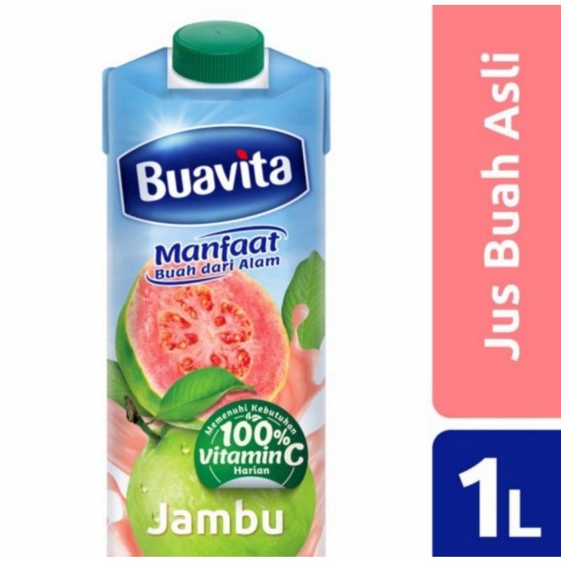 buavita jus jambu guava juice buah asli 1liter