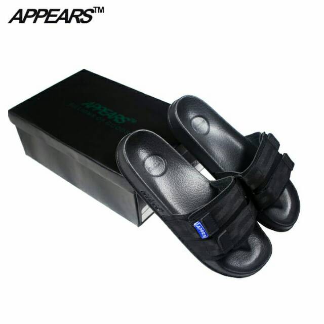 Sandal Slip On APPEARS BLACK PREPET