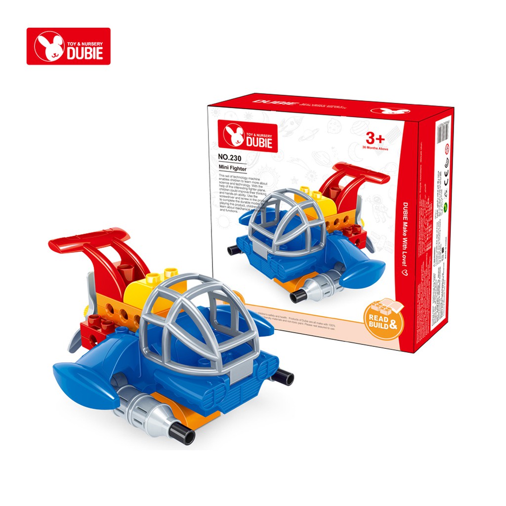 MAINAN DUBIE 230 MINI FIGHTER BRICKS EDUCATION
