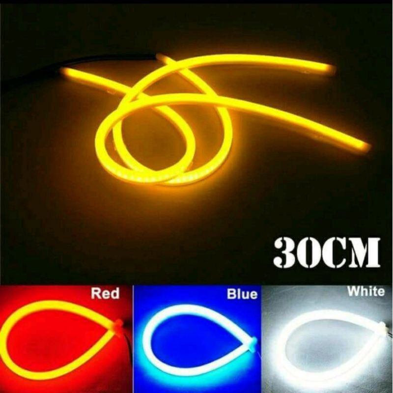 LAMPU ALIS LED NEON NON RUNNING 60CM 45CM 30CM MOTOR/MOBIL