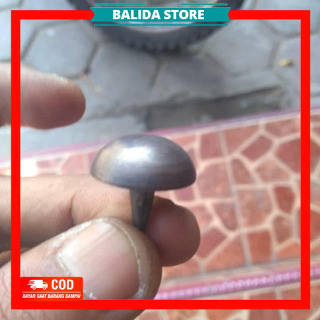 Paku Pines Kuningan - Brass 2 cm / Aksesoris Pintu & Pagar