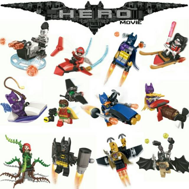 Lego minifigure batman the movie lele 34012