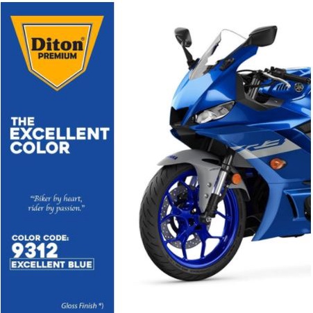 Cat Pilox Diton Premium Excellent Blue 9312 400cc warna Biru Metalik