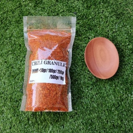 

CHILI GRANULE 500GR / CABE BUBUK KASAR