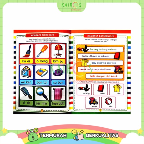 Paket Buku Aktivitas Anak PAUD TK Activity Book Seri Lengkap Set