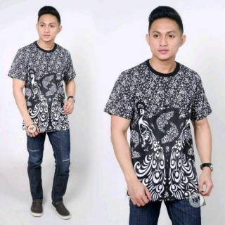  KAOS  BATIK  LENGAN PENDEK TERBARU Shopee  Indonesia