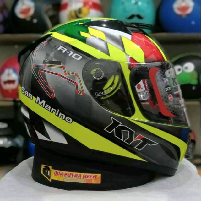 HELM FULL FACE KYT R10 SERI SAN MARINO