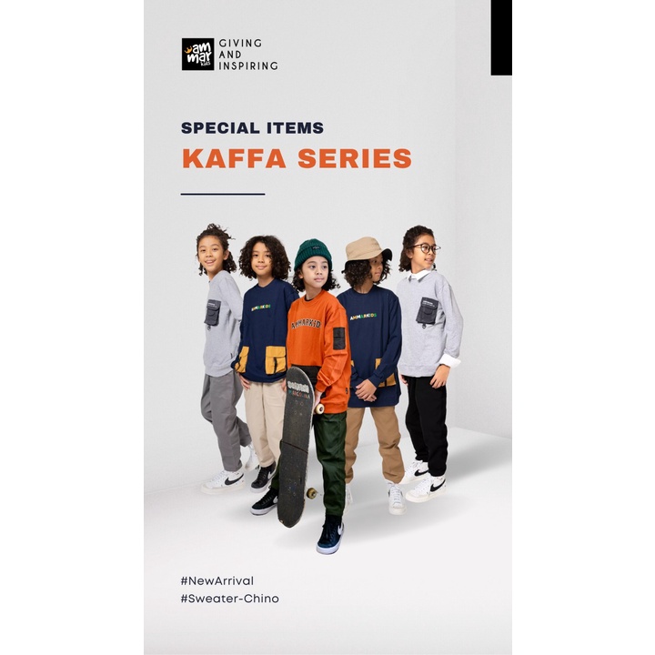 KAFFA POCKET SWEATER & KAFFA BASIC CHINO