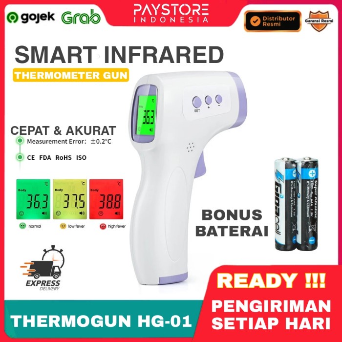 Thermometer Infrared Pengukur Suhu / Thermogun Non Contact YK1028 Ori - Dikang HG01
