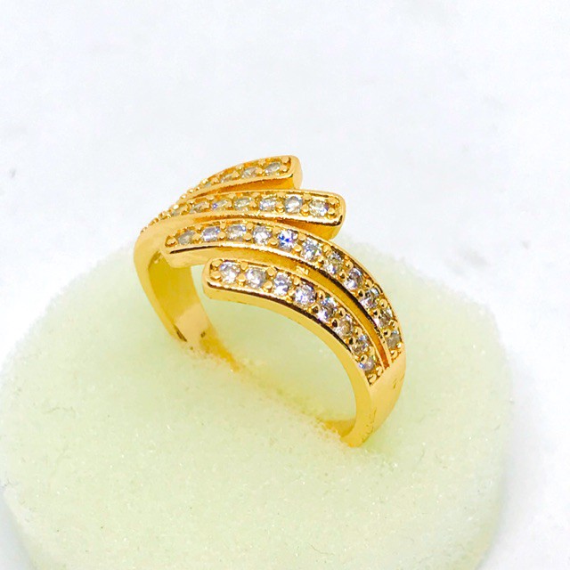 Cincin wanita cincin permata cincin lapis emas perhiasan cincin