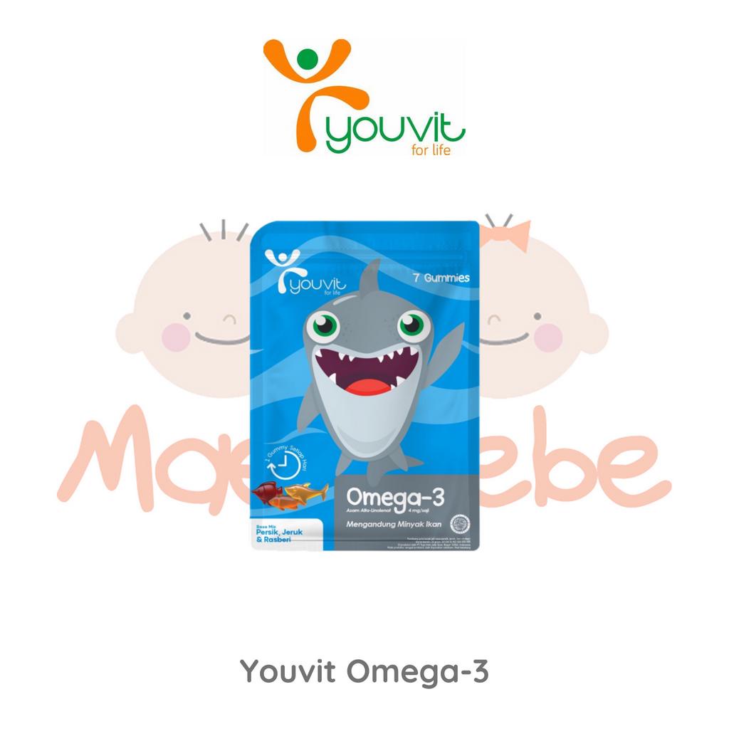 Youvit Omega-3 Kids Multivitamin Gummy Anak Isi 7 Pcs