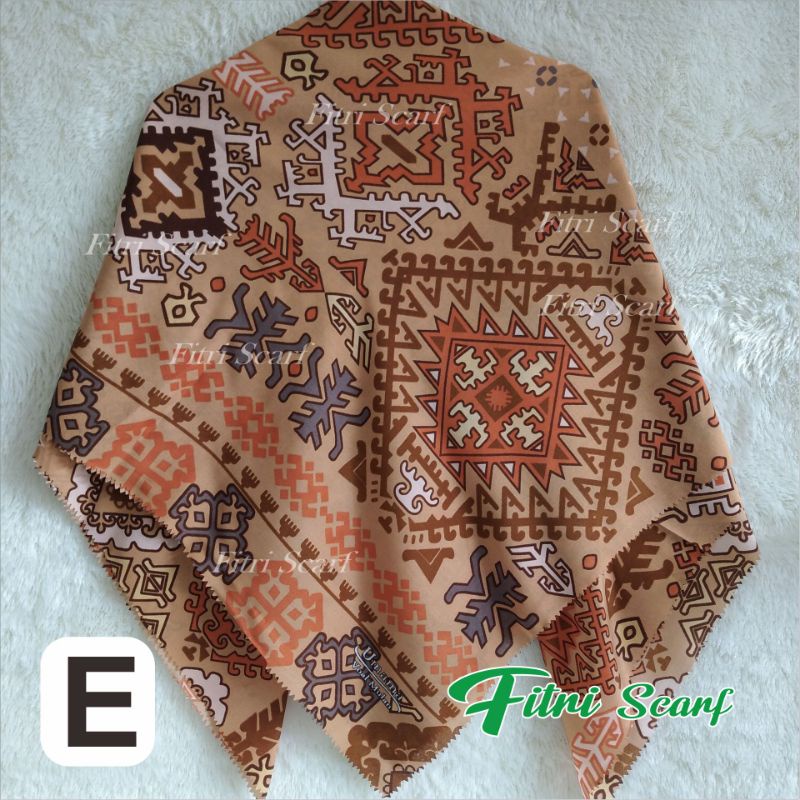 Jilbab PILIH WARNA UMAMA LASER VOAL NARITA hijab motif krudung segiempat motif umama scarf D 2-E