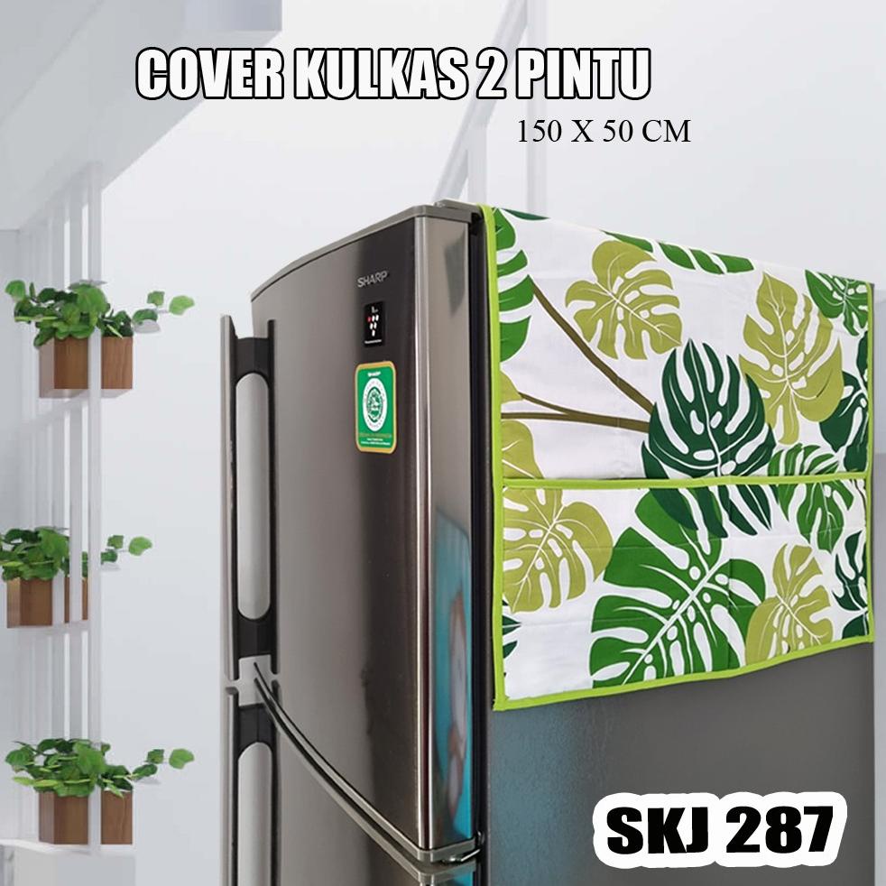 COVER / TAPLAK / SARUNG KULKAS 2 PINTU TERLARISS...,,,,,