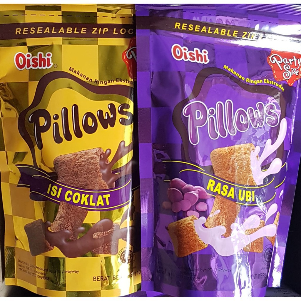 

Oishi - Pillows Rasa Ubi dan Cokelat