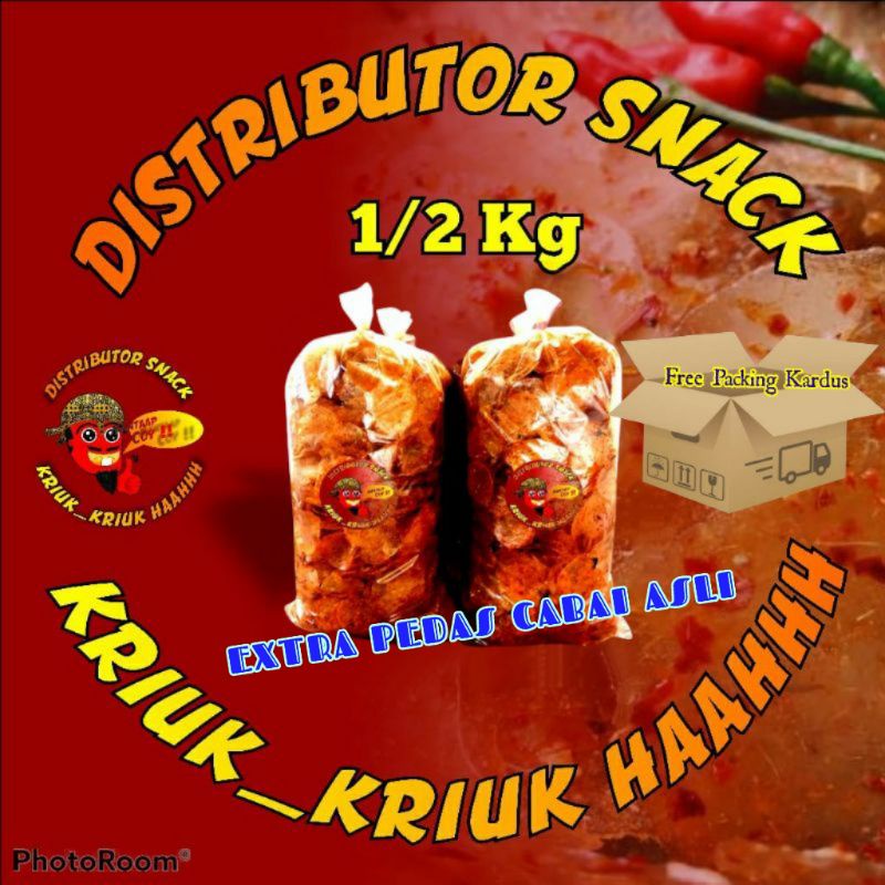 KRIPIK KACA EXTRA PEDAS daun Jeruk 1/2 kg Cabai Merah Asli / Kerpik Kaca Extra Pedas