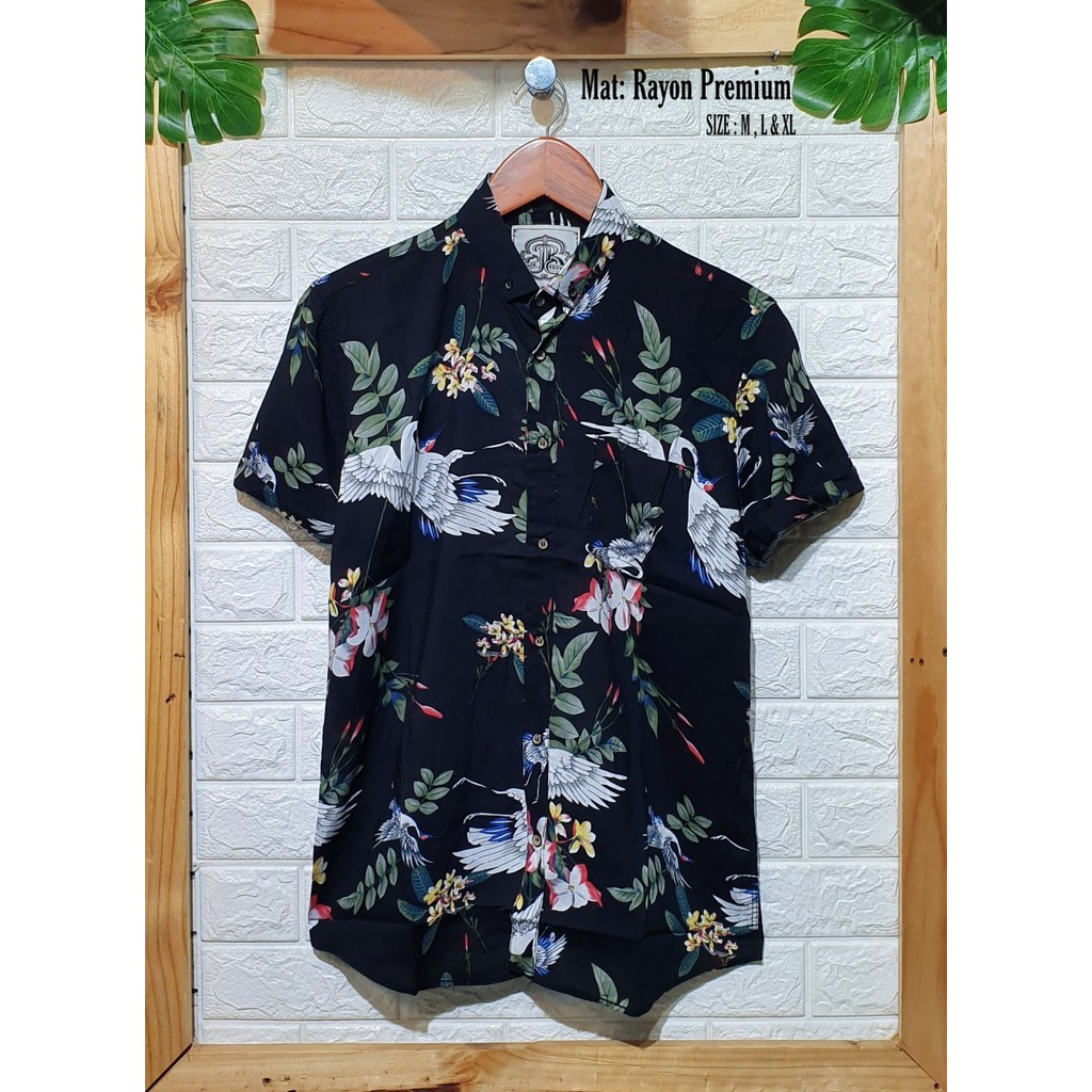 KEMEJA CASUAL ORIGINAL FULL PRINT #TR41