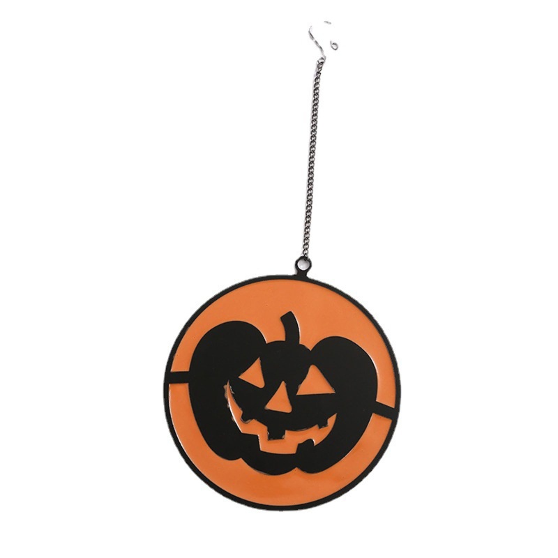 Ornamen Gantung Dinding Bentuk Labu Halloween Glow in the Dark Untuk Dekorasi Rumah