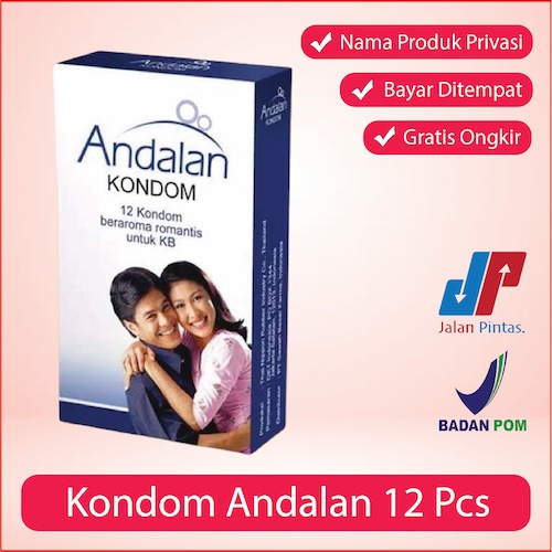 Kondom Andalan 12 s / Kondom Andalan isi 12 pcs / Kondom Ekonomis Bekualitas Bertekstur Dotted / PRI