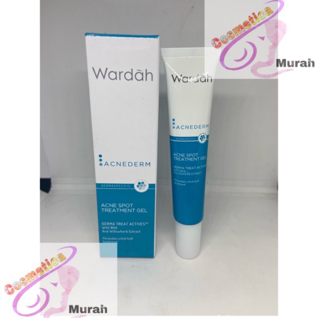 [ acne spot ] wardah acnederm spot gel treatment 15 ml