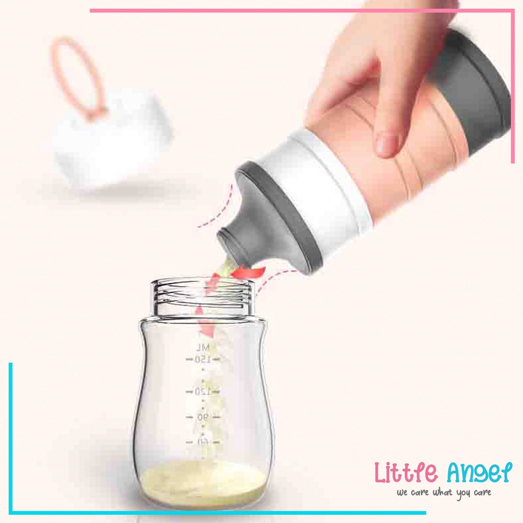 Kotak Tempat Susu Formula Bayi Wadah Dispenser Container Susu Bubuk Bayi Susun Traveling Milk Case