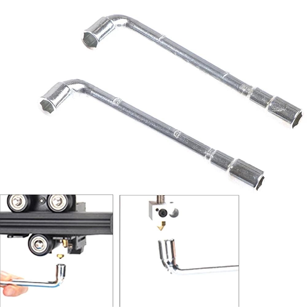 Agustina Hexagonal Wrench 3D Printer Aksesoris Metal 3D Printer Parts Sleeve Wrench Hardware Alat Kunci L