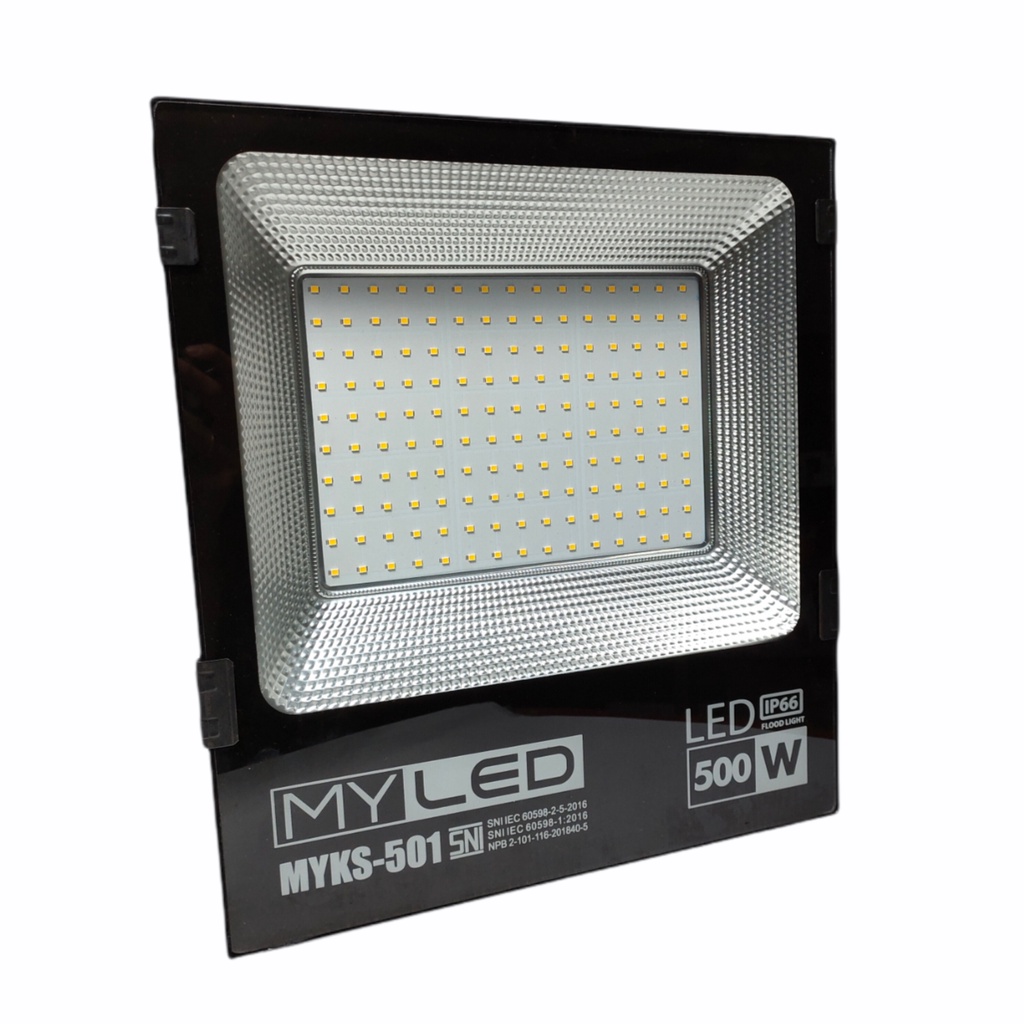 MYLED LED Flood Light / Lampu Sorot LED 500 Watt - Cahaya Putih &amp; Warm White