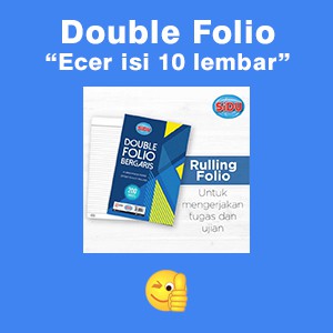 

Ecer Double Folio Bergaris Sinar Dunia SIDU (10 Lembar)