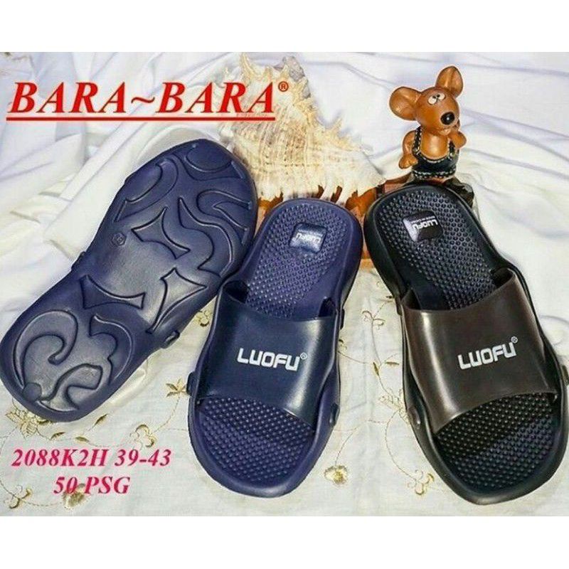 Sandal Loufu Cowok karet anti slip I Sandals Nyaman santai