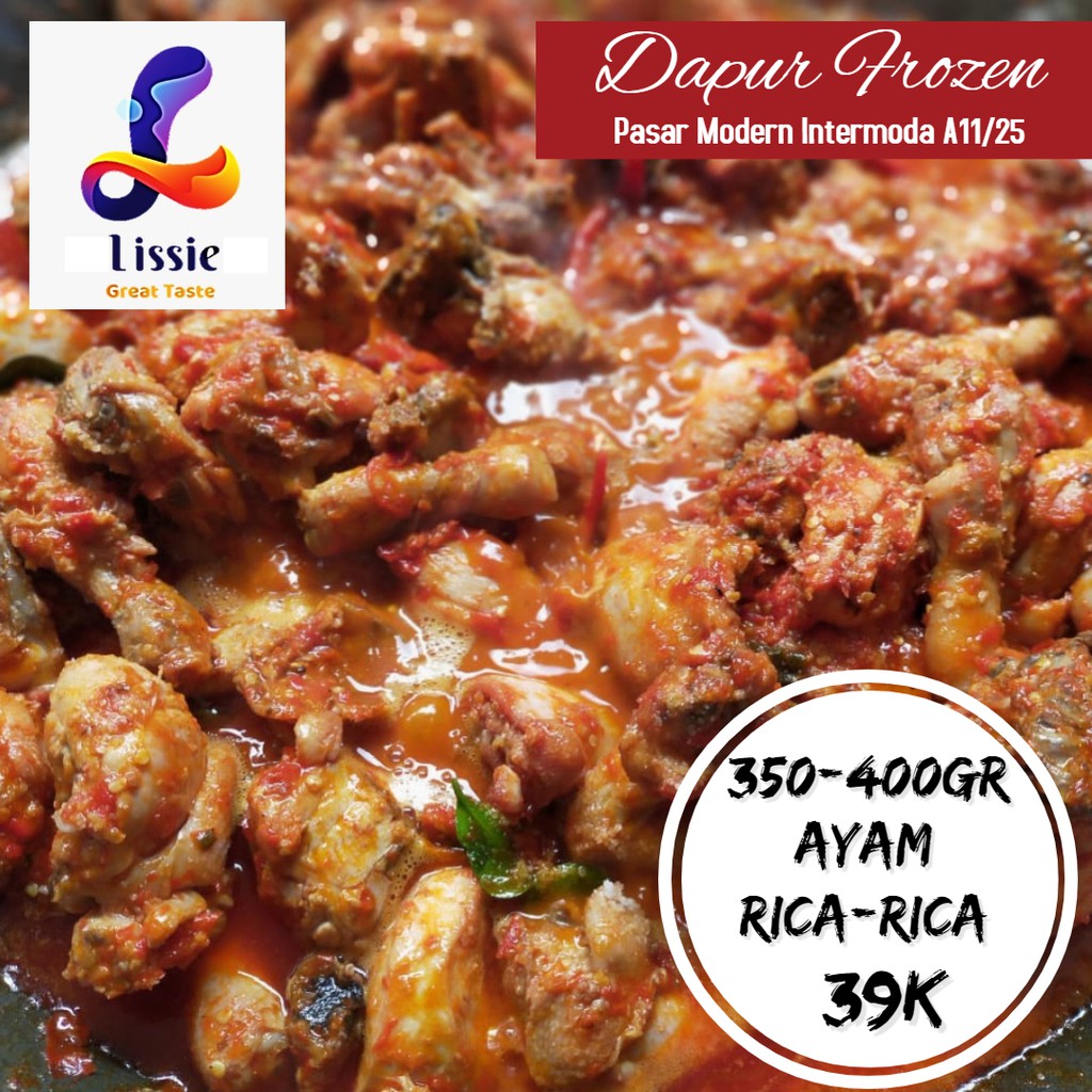 

Ayam Rica - Rica 350-400gr Frozen