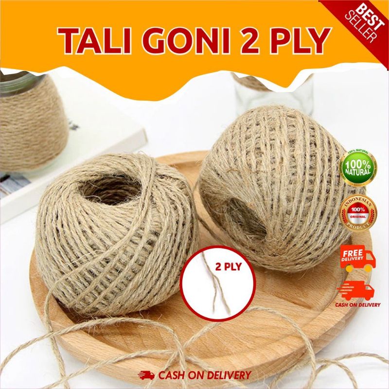 

Tali Goni / Tali Rami 2 PLY Panjang 1 Meter