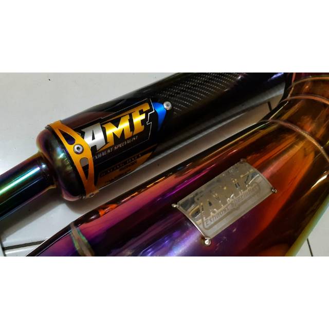 Knalpot ninja RR ori AMF rainbow