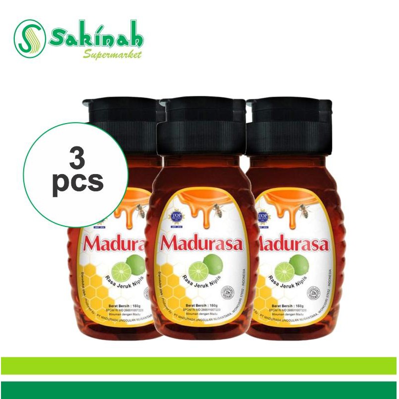 Madurasa Kemasan Botol Rasa Jeruk Nipis 150Gr - (3 Pcs)