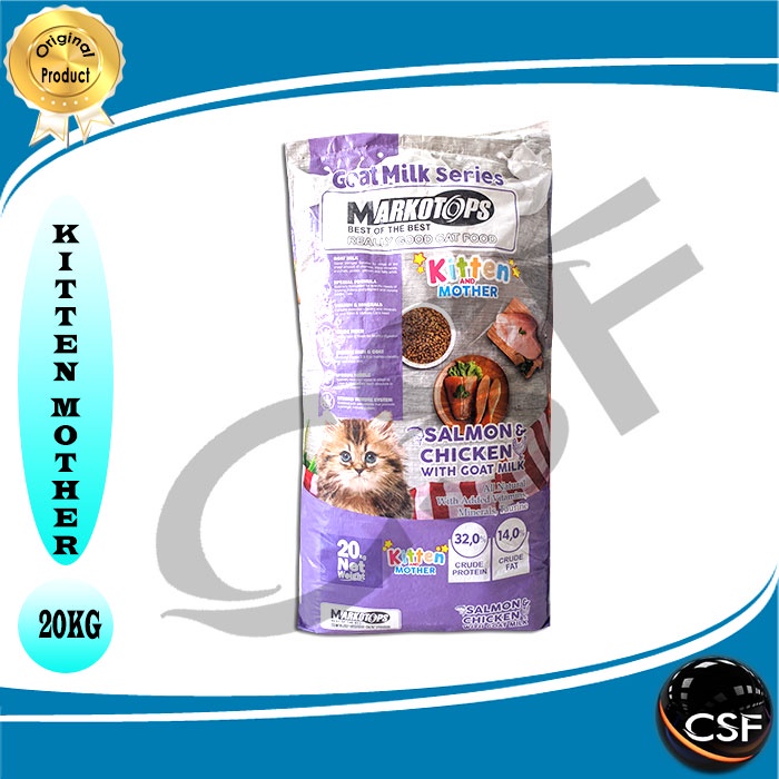 Makanan kucing kering Markotops 20kg adult Dry food (Ekspedisi)